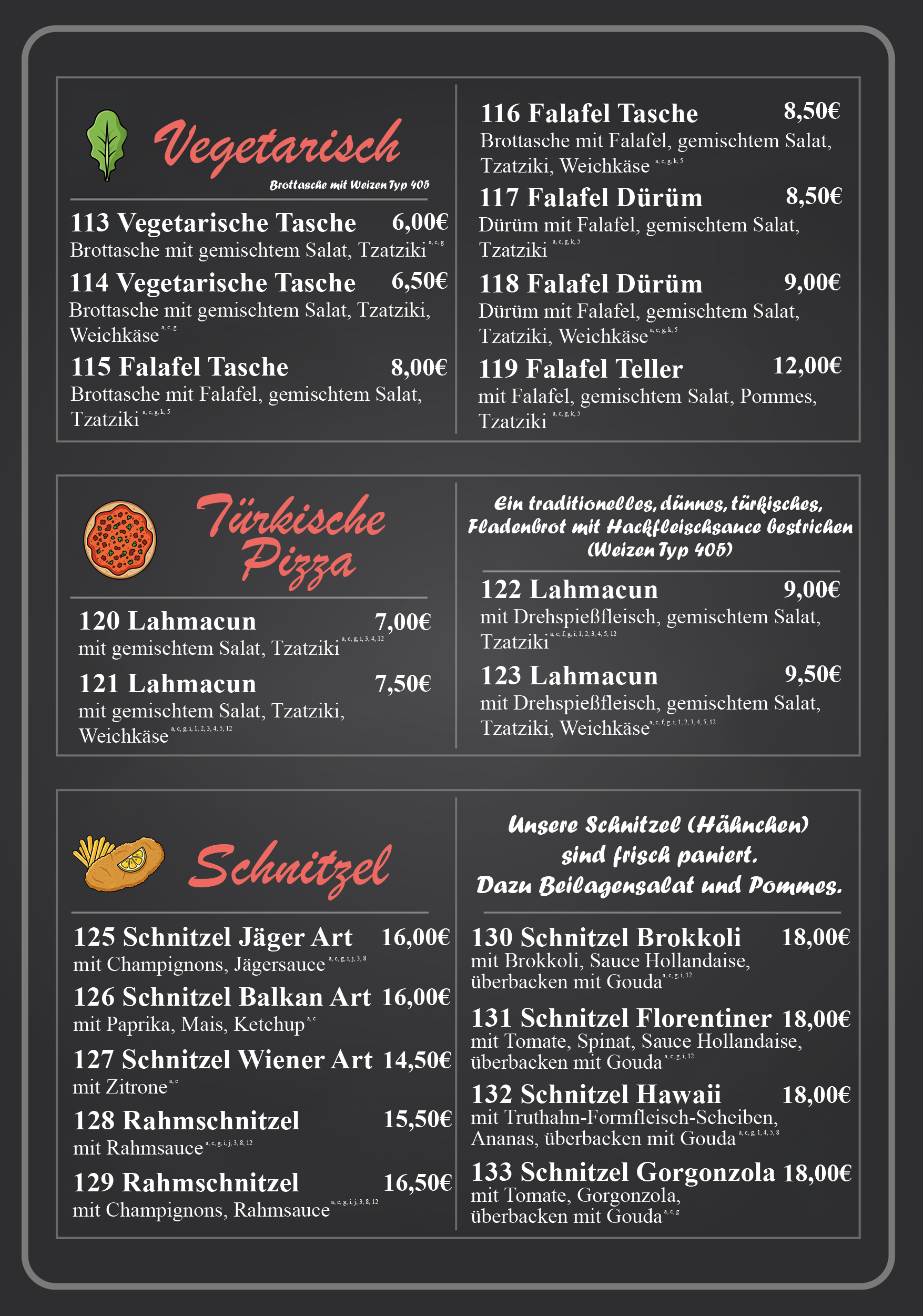 Speisekarte Seite 7